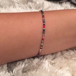 multi color seed bead bracelet